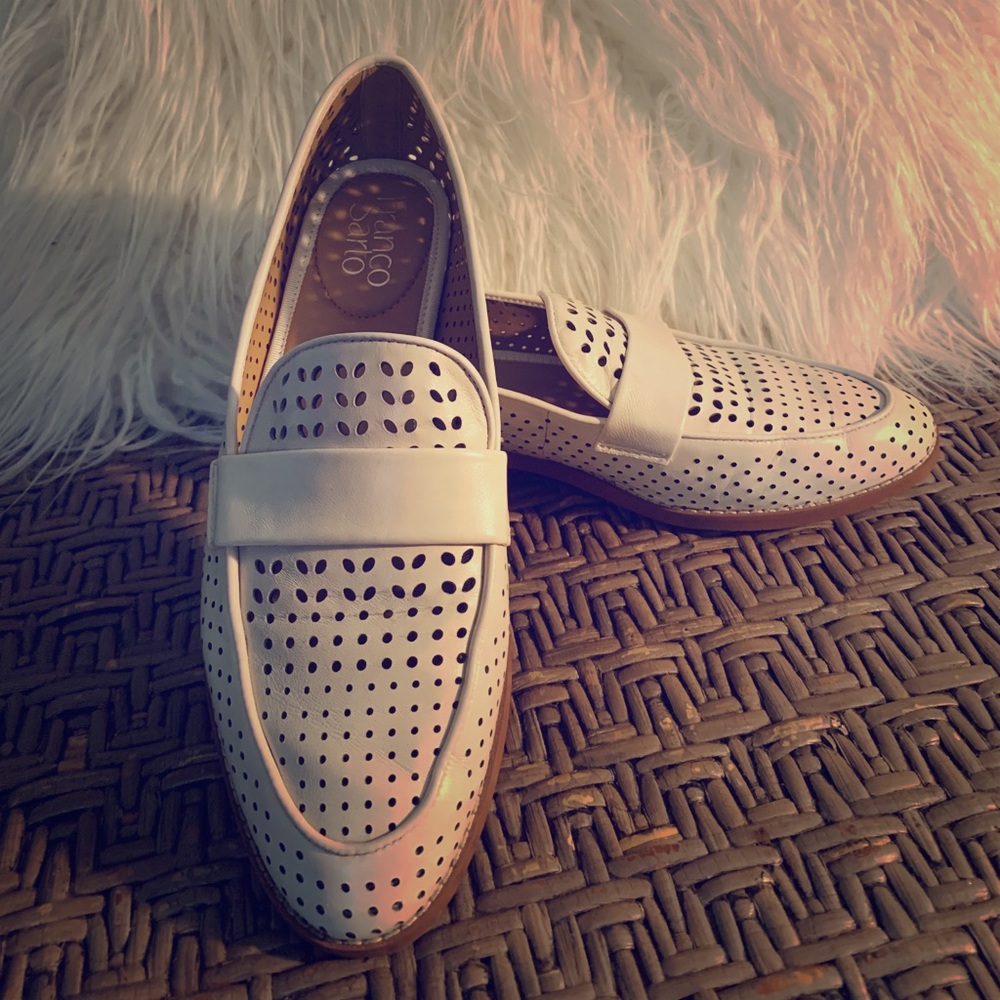 Loader shoe. Very comfortable off white leather